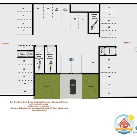 Apartment Hanseresidenz I Whg 12 *