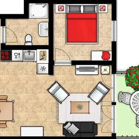 Apartment Hanseresidenz I Whg 12 *